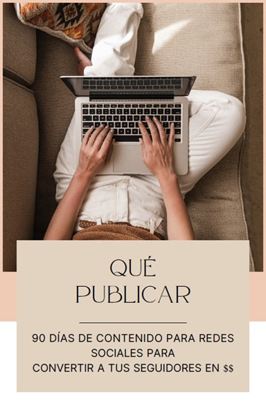 90 días de contenido para redes sociales